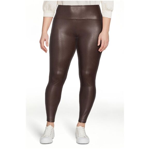Time and Tru Pants - B1G1 2XL Brown Faux Leather Leggings